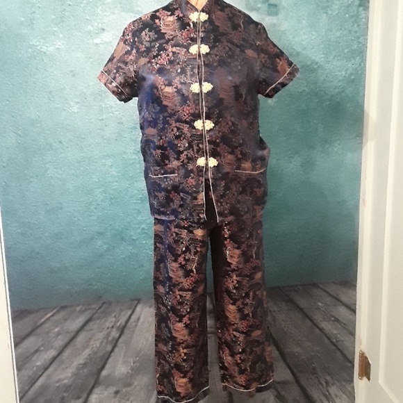 Vintage Other - 💋2 for $20  Vintage China silk Qipao outfit med